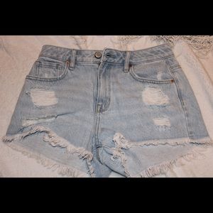 Very Light washed PacSun jean shorts! Worn 3 times.